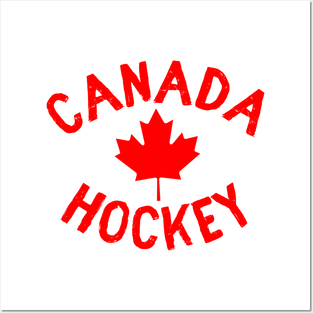 Canada hockey Wall Art by Sloop